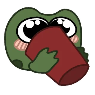 ☕ emoji Эмоциональный Квак Telegram sticker 6 of 32