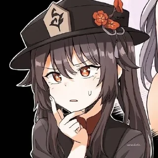 🤨 emoji Ху Тао💞 Telegram sticker 23 of 73