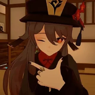 🌟 emoji Ху Тао Telegram sticker 19 of 64