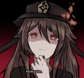 😈 emoji Ху Тао💞 Telegram sticker 13 of 73