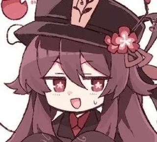 😏 emoji Ху Тао💞 Telegram sticker 24 of 73