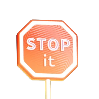 🛑 emoji Wacky Letters Telegram sticker 10 of 20