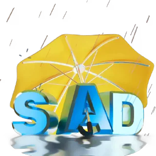 😢 emoji Wacky Letters Telegram sticker 9 of 20
