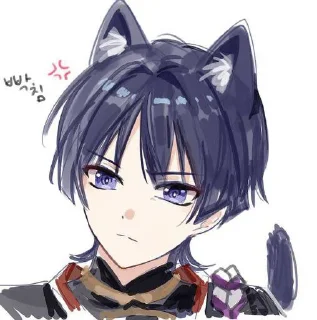 😼 emoji Scaramouche Telegram sticker 18 of 30