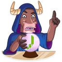 ☝️ emoji Bull & Bear Telegram sticker 20 of 35