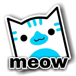 Sticker from Geometry Dash