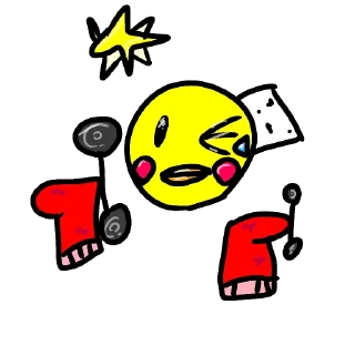 💪 emoji Лала фан фан Telegram sticker 13 of 17