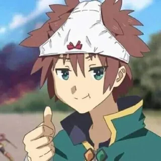 👍 emoji KonoSuba @anime_sticks Telegram sticker 11 of 30