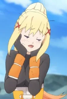 😊 emoji KonoSuba @anime_sticks Telegram sticker 19 of 30