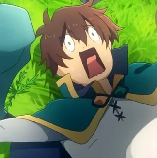 😱 emoji KonoSuba @anime_sticks Telegram sticker 15 of 30