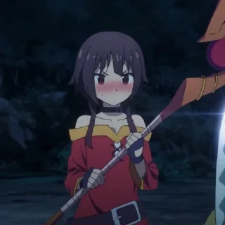 😤 emoji KonoSuba @anime_sticks Telegram sticker 1 of 30