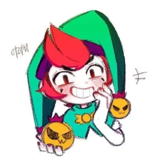 🤡 emoji люблю Честера @wtteotr Telegram sticker 10 of 24