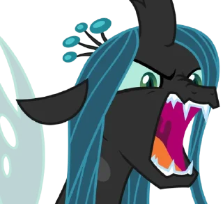 😡 emoji Chrysalis | @MyLittlePony_bots Telegram sticker 11 of 112
