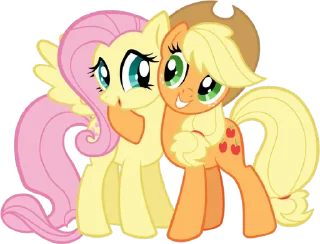 💞 emoji Applejack | @MyLittlePony_bots Telegram sticker 20 of 110