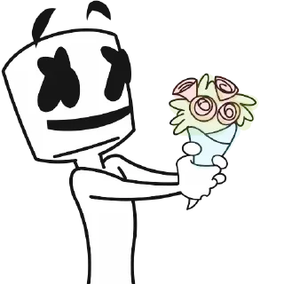 💐 emoji MARSHMELLO RUS Telegram sticker 9 of 10