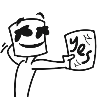 Sticker from MARSHMELLO RUS