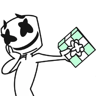 🎁 emoji MARSHMELLO RUS Telegram sticker 6 of 10