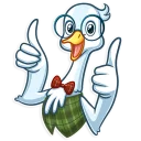 Sticker from Mr. Goose