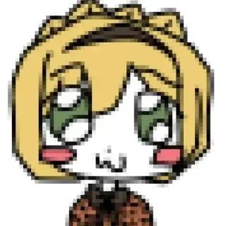 🎀 emoji привет я мразь Telegram sticker 7 of 27