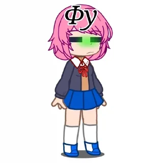 🤮 emoji Доки доки Telegram sticker 16 of 46