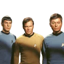 Sticker from Star Trek
