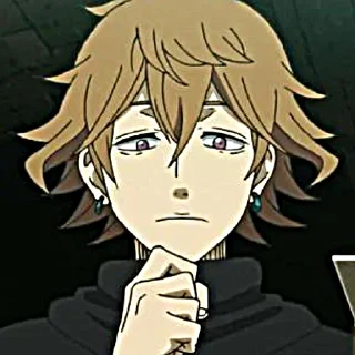 Sticker from |•финралллл. От: @BlackClover0912