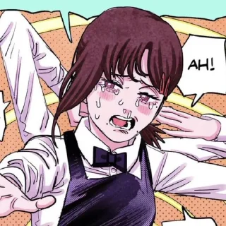 💃 emoji Чб вайфу Telegram sticker 23 of 24