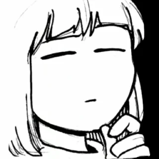 🧐 emoji Фриск из комикса «Подмена»
@Undertale_Love_Forever Telegram sticker 7 of 23