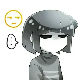 🖤 emoji Кор Фриск Telegram sticker 7 of 48
