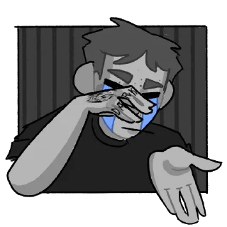 😢 emoji балбес пак Telegram sticker 22 of 63