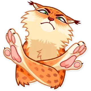 🙅‍♀️ emoji Lynx Telegram sticker 22 of 25
