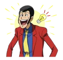 🏆 emoji Lupin III Telegram sticker 10 of 38