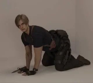Sticker from Leon Kennedy @sozdat_stikery_bot