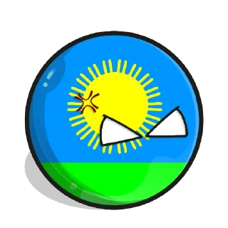 😡 emoji Country balls Telegram sticker 6 of 28