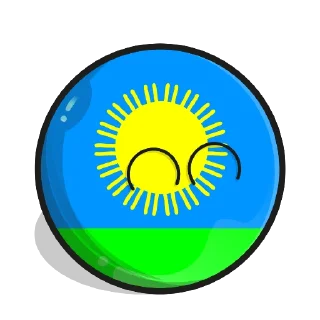 👍 emoji Country balls Telegram sticker 7 of 28