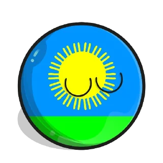 🙂 emoji Country balls Telegram sticker 8 of 28