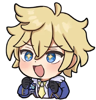 🤩 emoji mika genshin// Telegram sticker 3 of 10