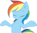 🤷‍♀️ emoji Another ponies pack Telegram sticker 22 of 39