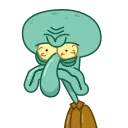 😡 emoji Squidward & Squilvia Telegram sticker 9 of 20