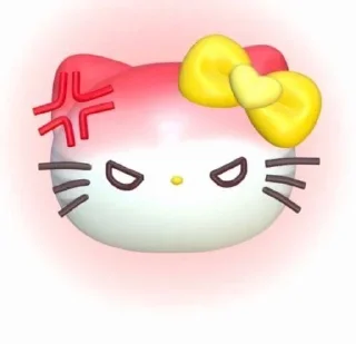 🤬 emoji ХЕЛЛОУ КИТТИ 😽💞 Telegram sticker 6 of 27