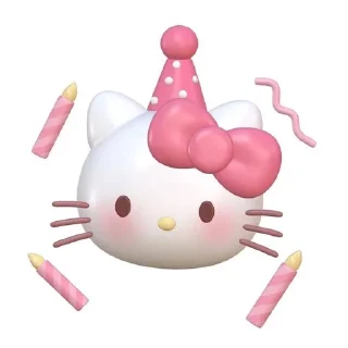 🥳 emoji ХЕЛЛОУ КИТТИ 😽💞 Telegram sticker 22 of 27