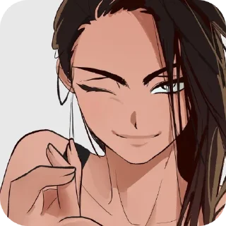 💇 emoji #𝑲𝑶𝑳𝑰𝑶𝑵 :: @GghuiHUI_plty Telegram sticker 6 of 71
