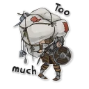 😖 emoji SKYRIM by @mbient Telegram sticker 24 of 64