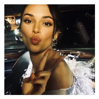 😽 emoji Кендалл Дженнер Telegram sticker 12 of 27