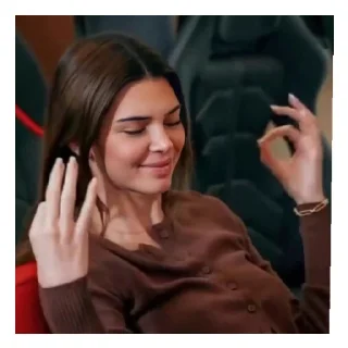 😄 emoji Кендалл Дженнер Telegram sticker 3 of 27