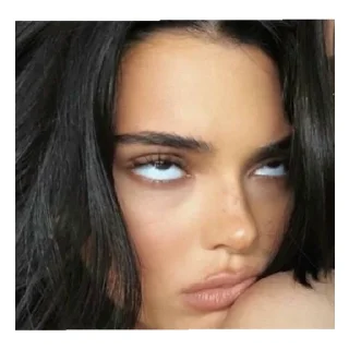 🙄 emoji Кендалл Дженнер Telegram sticker 10 of 27