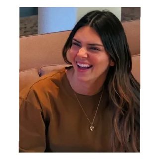 😆 emoji Кендалл Дженнер Telegram sticker 19 of 27