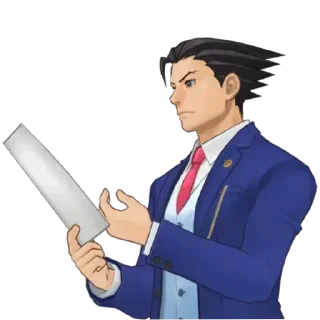 📄 emoji Phoenix Wright: Ace Attorney
Spirit of Justice Telegram sticker 24 of 96
