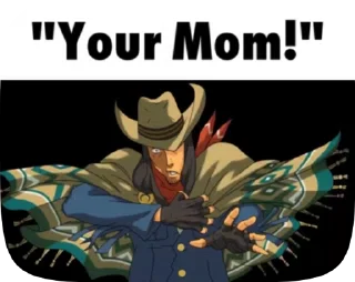 😜 emoji Ace Attorney web memes ( @luc1fffr) Telegram sticker 3 of 38