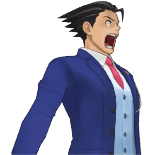 😱 emoji Phoenix Wright: Ace Attorney
Spirit of Justice Telegram sticker 13 of 96